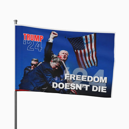 Trump 24 - Freedom Doesn't Die Flag